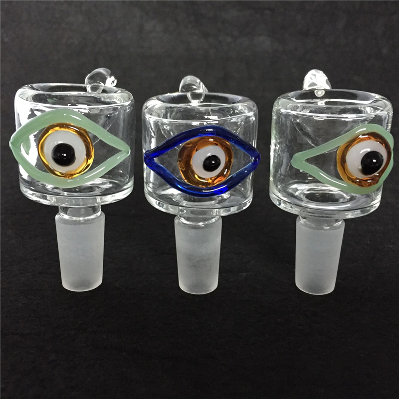 2018 New Glass Eye Bowl Heady colorful Bowls for Bongs With Male 14mm 18mm joint Glass Bongs Water Pipes Dab Rigs Accessories
2018 New Glass Eye Bowl Heady colorful Bowls for Bongs With Male 14mm 18mm joint Glass Bongs Water Pipes Dab Rigs Accessories