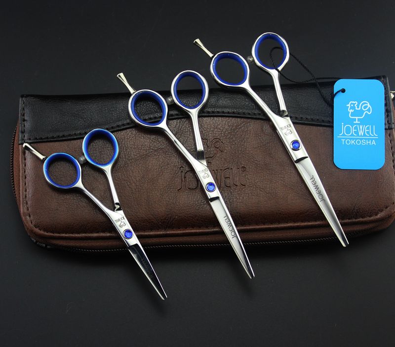 hair 4/5 /5.5 inch 62HRC 4CR cutting / thinning scissors sier Professional barber tool free shipping