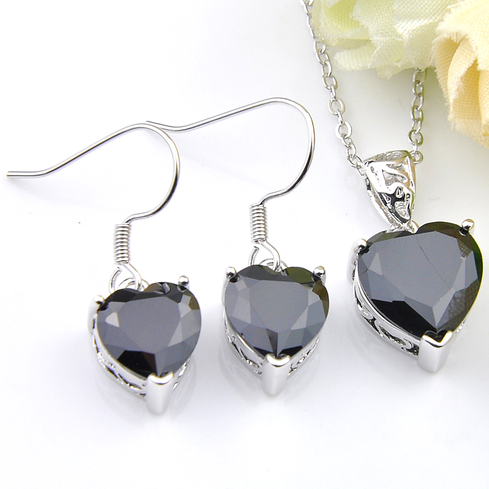 Luckyshine Fashion Jewelry Sets Wholesale Black Onyx Gems 925 Silver Necklaces Pendant Earrings Wedding Sets For Women
Luckyshine Fashion Jewelry Sets Wholesale Black Onyx Gems 925 Silver Necklaces Pendant Earrings Wedding Sets For Women