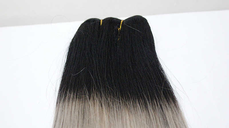 Malaysian Human Hair 4 Bundles Straight 1B/Blonde colorized Hair Extensions Straight 1B/Purple 1B/Grey Colorful Double Hair Wefts