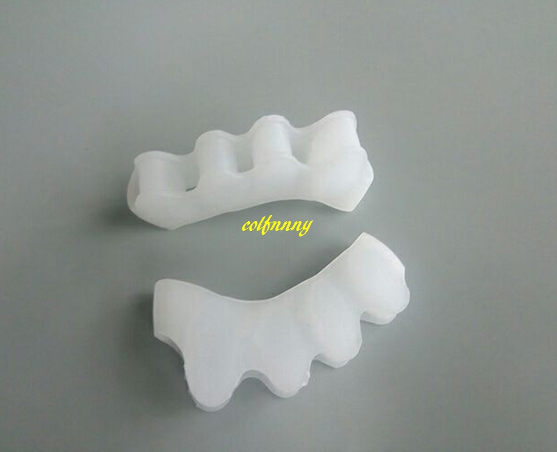 10pairs/lot Silicone Foot Care Gel Bunion Protector Toe Separators Straightener Spreader Correctors Hallux Valgus Correction
