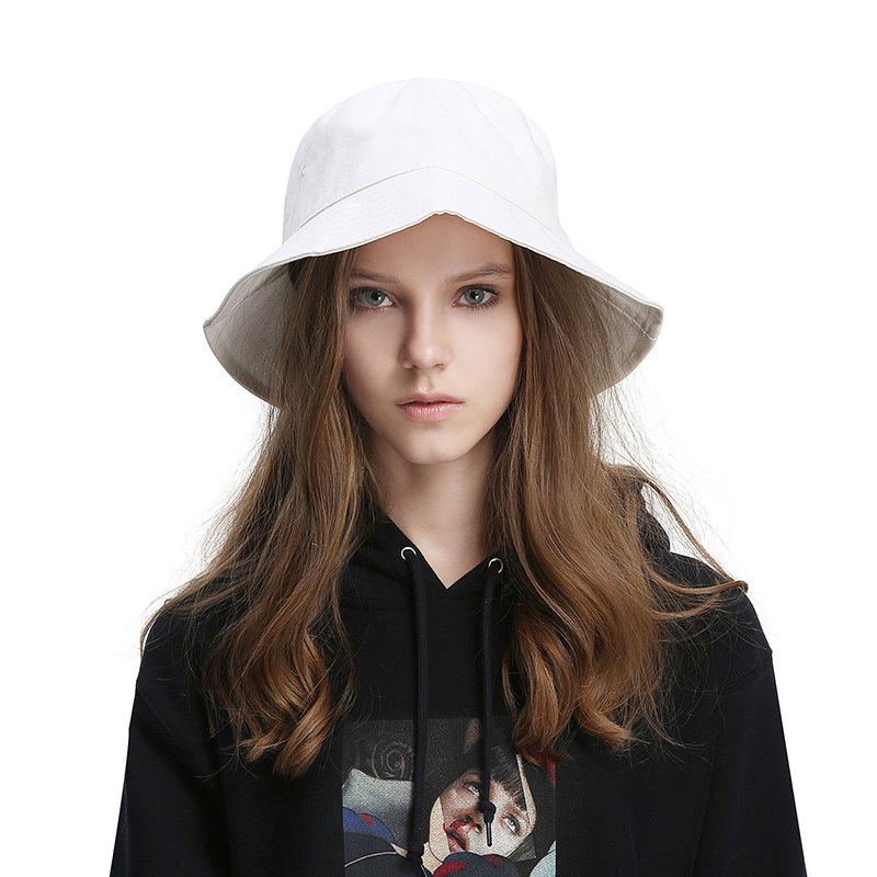 High Quality Colors Bucket Hats Girls Cap women's Fishing cap men summer fisherman hat Bucket Cap Sun Protection Beach hat D18110601