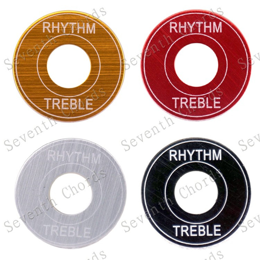2 Pcs Aluminium Alloy Toggle Switch Plate Selector Cover Marker Washer Rythm/treble Ring for Electric Guitar accessories parts
2 Pcs Aluminium Alloy Toggle Switch Plate Selector Cover Marker Washer Rythm/treble Ring for Electric Guitar accessories parts