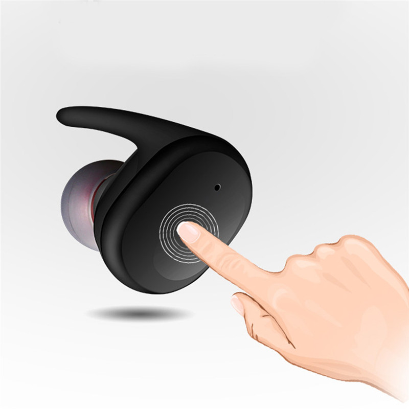 Professional Waterproof Touch Sport Wireless Earbuds TWS Mini Bluetooth Earphone with Power Storage Organizer Headphones For IOS A