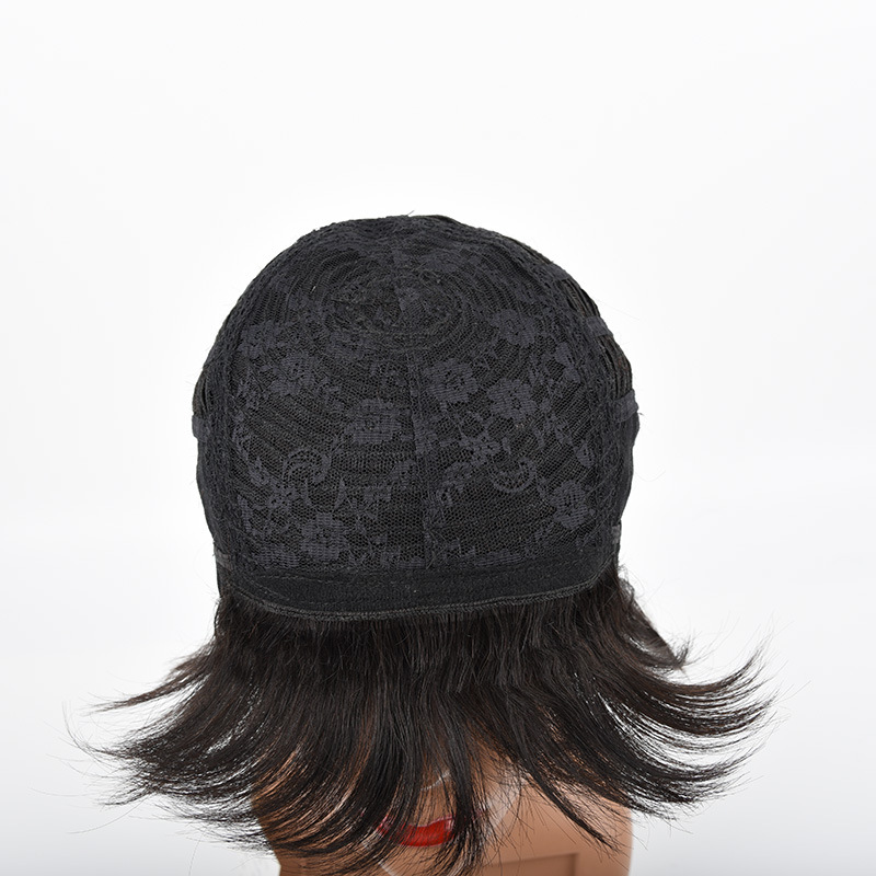 Hotselling Short Curly Lace Front Human Hair 150% Density Indian Bob Wigs For Africa American Women