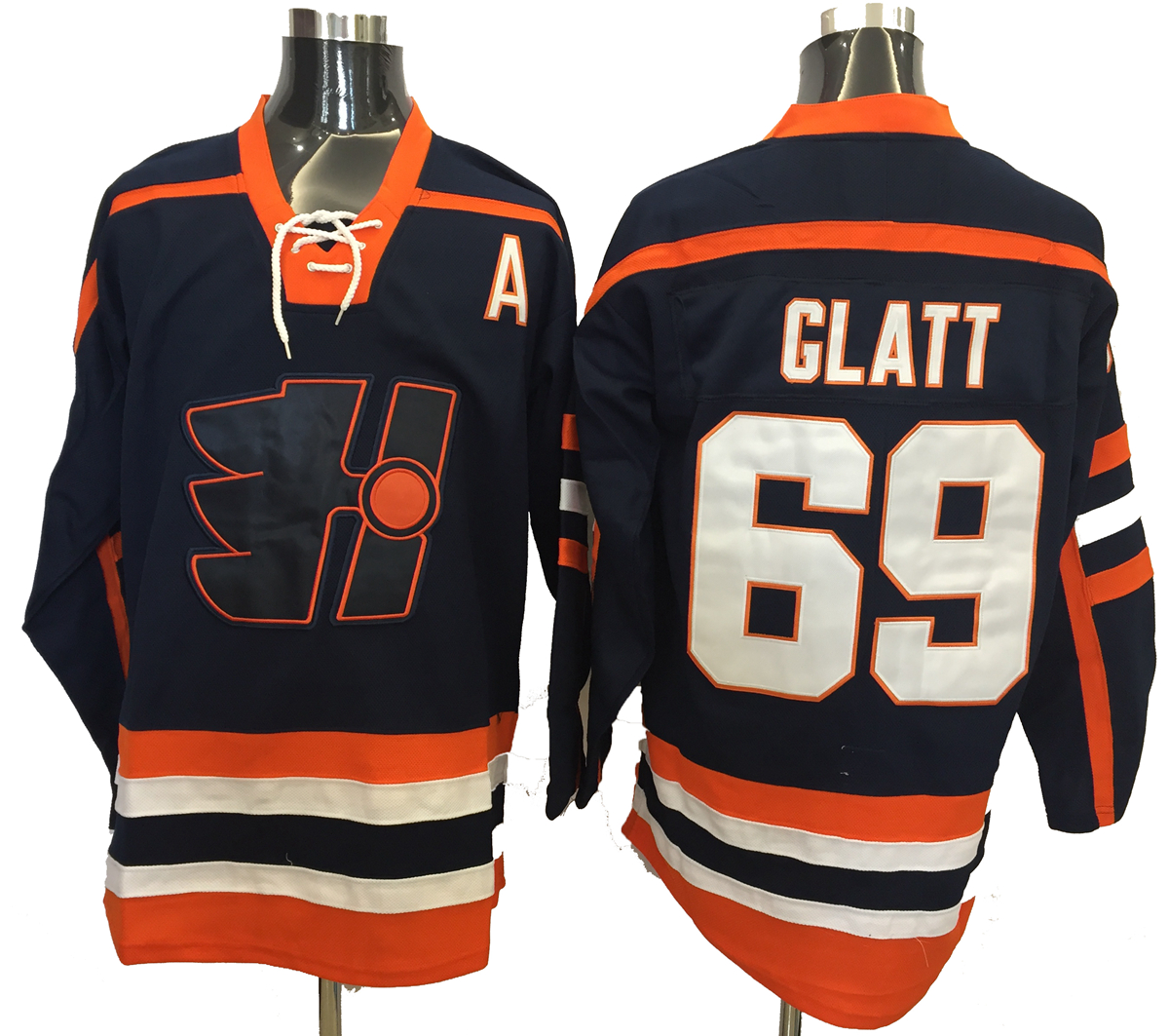 Vintage Doug The Thug Glatt Halifax Highlanders #69 Movie Blue Ice Hockey Jerseys Mens Stitched Jerseys -XXXL A Patch
Vintage Doug The Thug Glatt Halifax Highlanders #69 Movie Blue Ice Hockey Jerseys Mens Stitched Jerseys -XXXL A Patch
