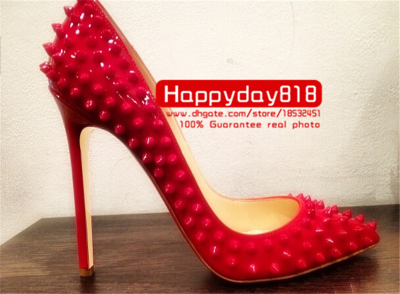 Free shipping fashion women pumps sexy lady Red patent spikes studded point toe high heels shoes Boots come with dustbag box real leather, Red 10cm
Free shipping fashion women pumps sexy lady Red patent spikes studded point toe high heels shoes Boots come with dustbag box real leather, Red 10cm