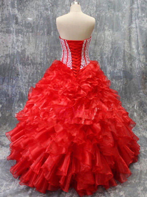 fashion sweetheart beading ball gown quinceanera dress with sequines organza sweet 16 dress vestido debutante gowns bq146