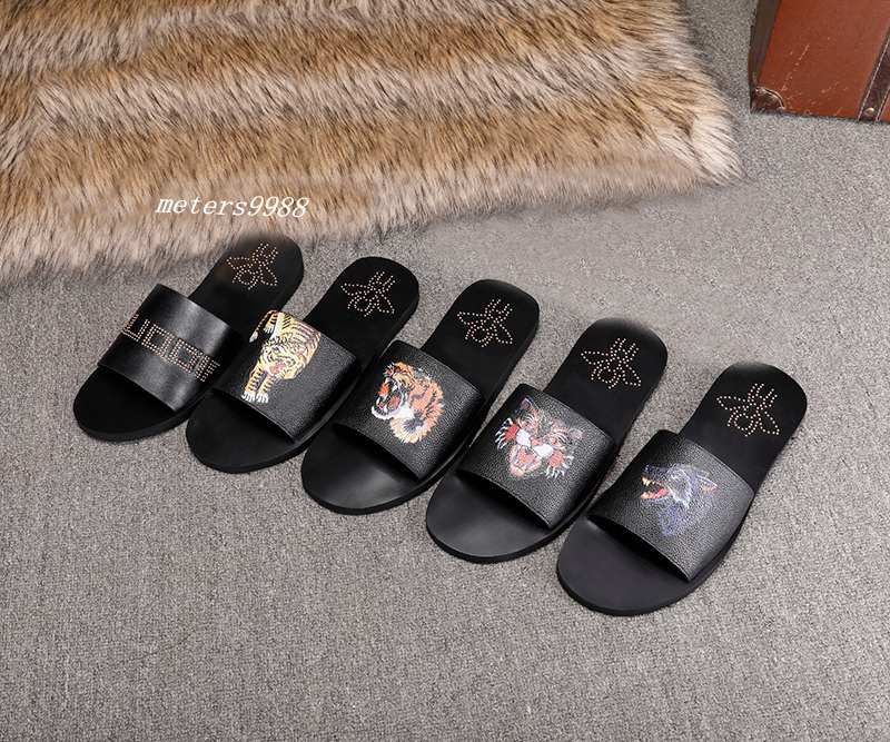 new style new color mens fashion causal flat rubber slide sandals with tiger print size euro 38-45, Black
new style new color mens fashion causal flat rubber slide sandals with tiger print size euro 38-45, Black