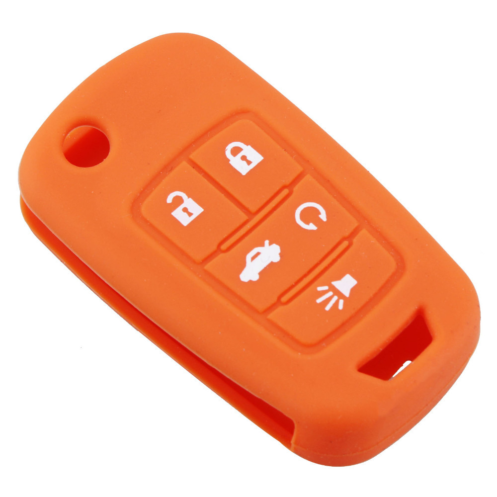 NOUVEAU couverture de cas de clé de voiture fob de silicone à distance pour Buick LaCrosse Regal 5 boutons