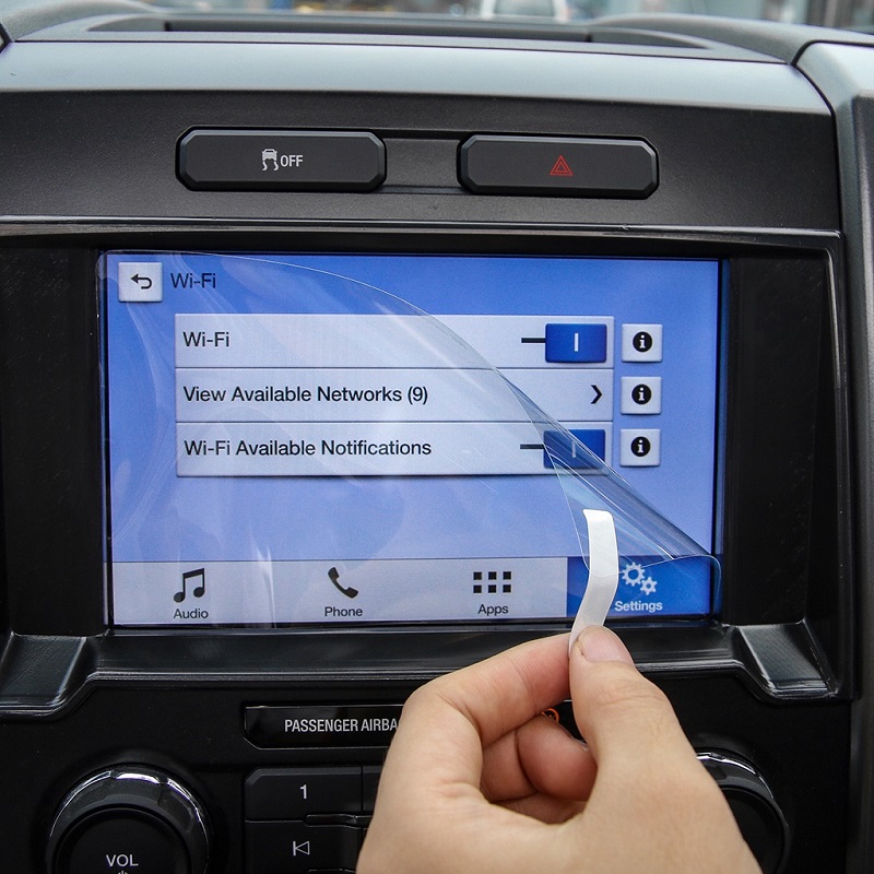 Car Navigation Screen Protective Film Stickers nanofilm For Ford F150 2015+ High Quality Auto Interior Accessories