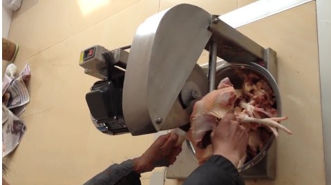 110220v Chicken Food Processing Equipment Cutter Cutting Machine Commercial Poultry Saw for Slaughtering House Meat Shop8902525