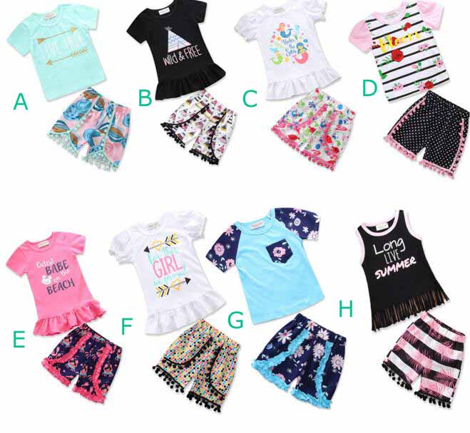 DHL INS new girl t shirt set children's suits Flower tassel t shirt + little ball short girl 2 pieces sets girl t shirt short clothing sets, 1 set= t shirt +pant
DHL INS new girl t shirt set children's suits Flower tassel t shirt + little ball short girl 2 pieces sets girl t shirt short clothing sets, 1 set= t shirt +pant