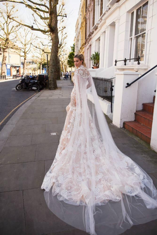 Nova Mermiad Mia Dresses with Wraps Bridal Gowns Sweetheart Lace Appliqued Camo Wedding Dress Robe De Marie