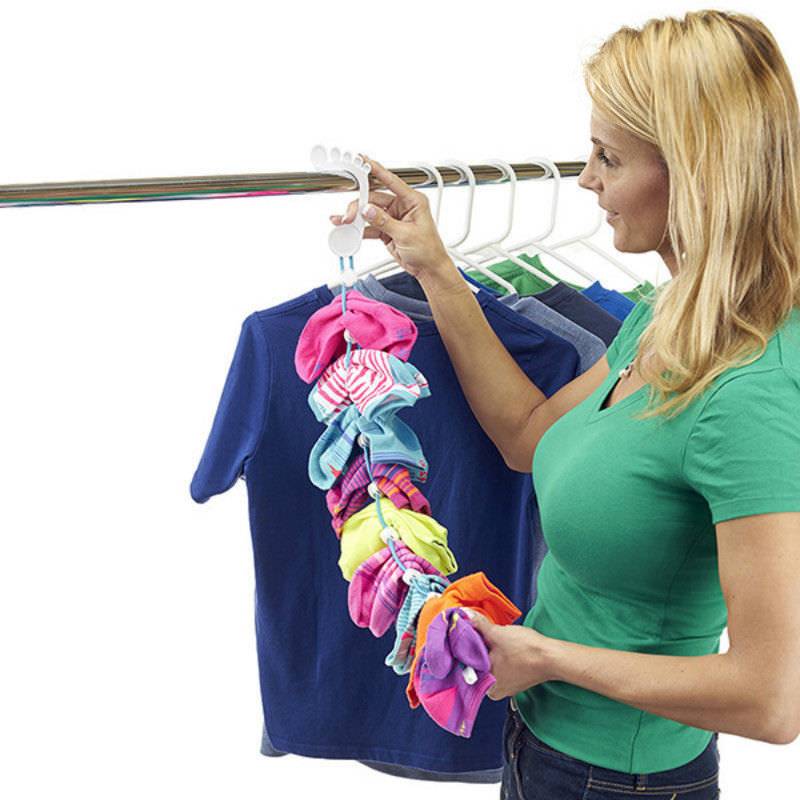 High Quality Useful Sock Organizer Easy Clips & Locks Dirty Socks Hook Sock Dock Storage Holder Racks Saving Space
High Quality Useful Sock Organizer Easy Clips & Locks Dirty Socks Hook Sock Dock Storage Holder Racks Saving Space
