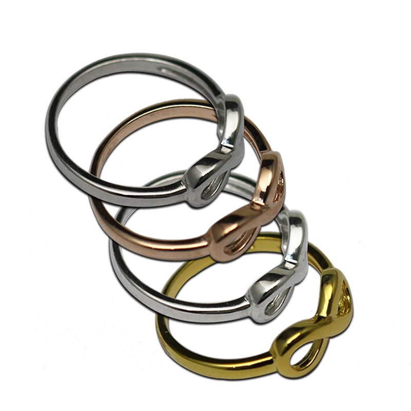 Beadsnice Infinity Rings 925 Silver Ring for Women Unique Silver Rings Best Gift for Her Jewelry Rings Wholesale ID 27732
