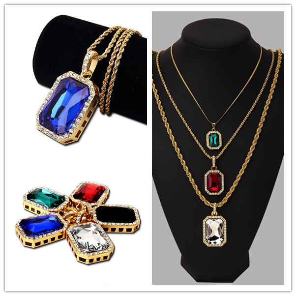 small twist chain gemstone Bling Faux Lab Ruby Pendant Necklace 24" 30" Box Chain Gold Plated Iced Out Sapphire Rock Rap Hip Hop Jewelry
small twist chain gemstone Bling Faux Lab Ruby Pendant Necklace 24" 30" Box Chain Gold Plated Iced Out Sapphire Rock Rap Hip Hop Jewelry