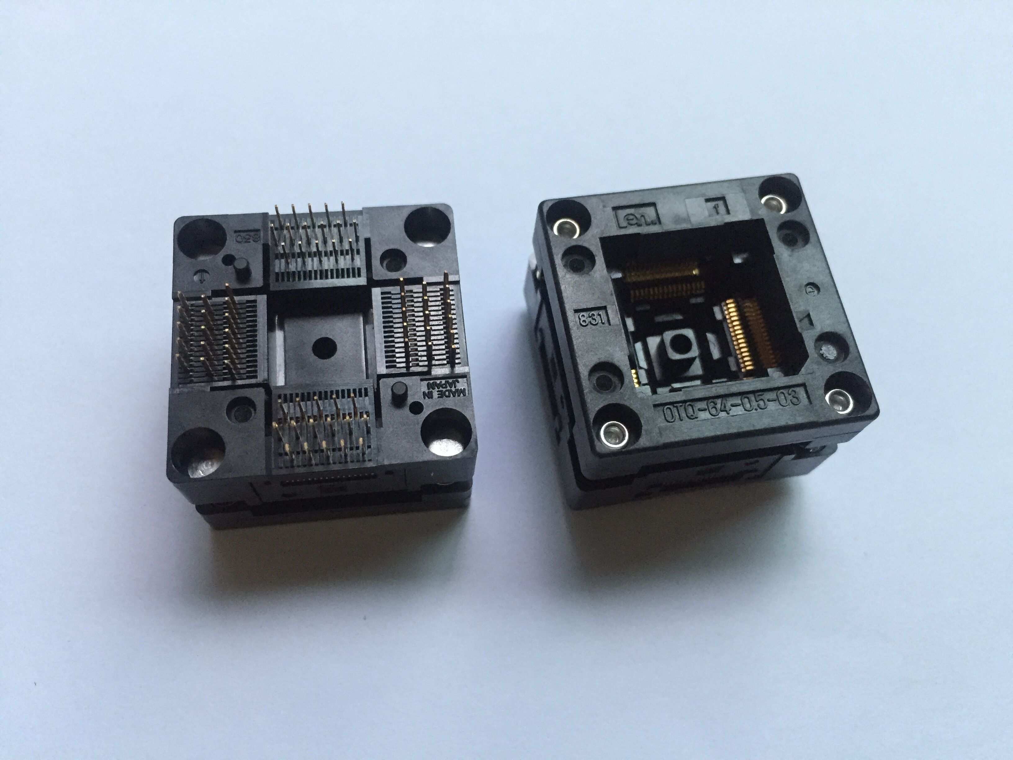 ENPLAS QFP64PIN ic test socket OTQ-64-0.5-03 0.5mm pitch burn in socket