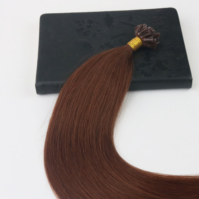 Pure Color 14-30"100Strands 100/set Pre-bonded Remy Human Hair Extension Keratin Nail U tip Hair Extensions