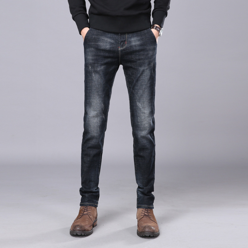 Men black Jeans Homme Slim Elastic Factory Jeans Men Straight Quality Mens Designer Pants
Men black Jeans Homme Slim Elastic Factory Jeans Men Straight Quality Mens Designer Pants