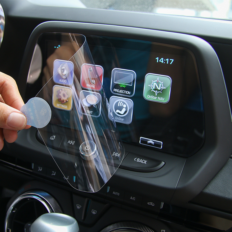 Auto Navigation Screen Protector Stickers Nanometer Film Interior Accessories For Chevrolet Camaro 2017 Up Car Styling