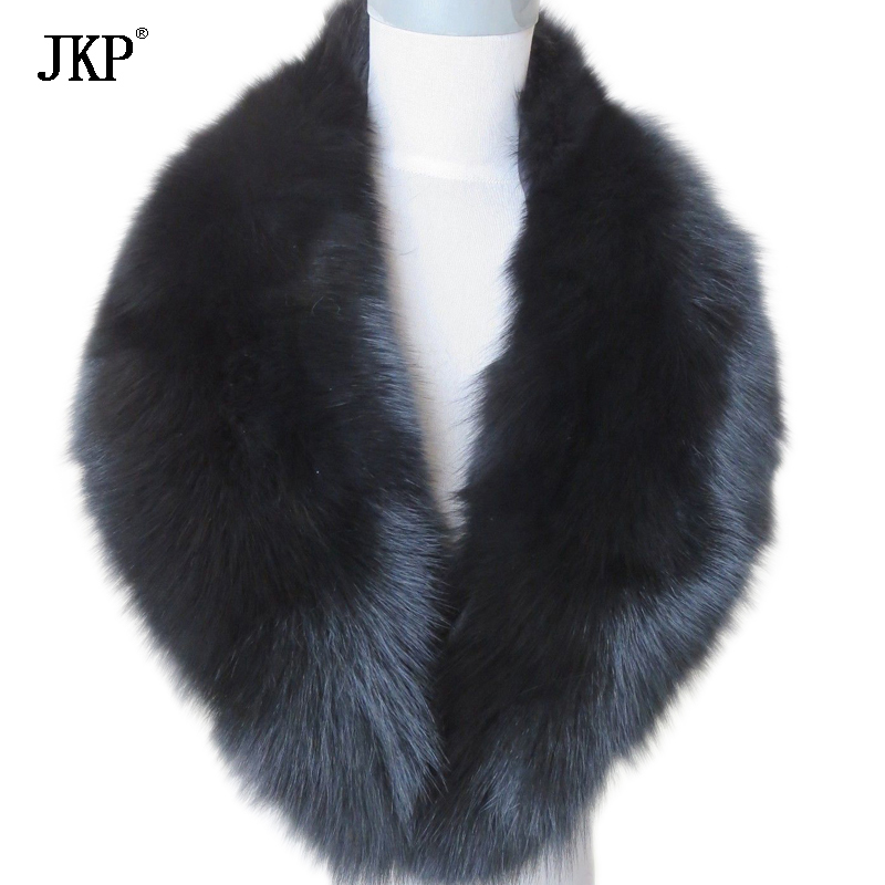 Fur Collar Women Fur Scarf Winter Warm Fur Collar Scarves Black S18101904