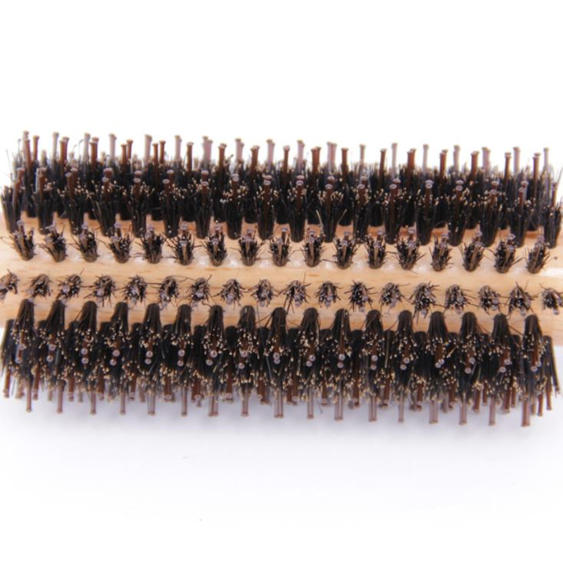 Curly Hair Comb High Quality Wood Handle Natural Boar Bristle Hair Brush Fluffy Comb Hairdressing fast shipping F1643