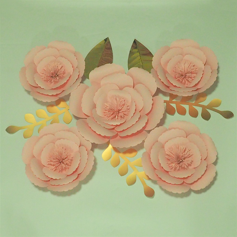 DIY Giant Paper Flowers Backdrop 5pcs + Leaves 5pcs Wedding & Event Baby Nursery Decor DIY Half Made Full Kits Video Tutorials, As picture
DIY Giant Paper Flowers Backdrop 5pcs + Leaves 5pcs Wedding & Event Baby Nursery Decor DIY Half Made Full Kits Video Tutorials, As picture