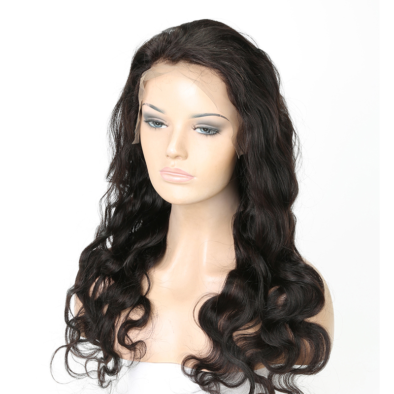 Brazilian/indian body wave human Hair Silk Base Lace Front Wigs Adjustable Pre Plucked Glueless Wigs Black Women Wholesale