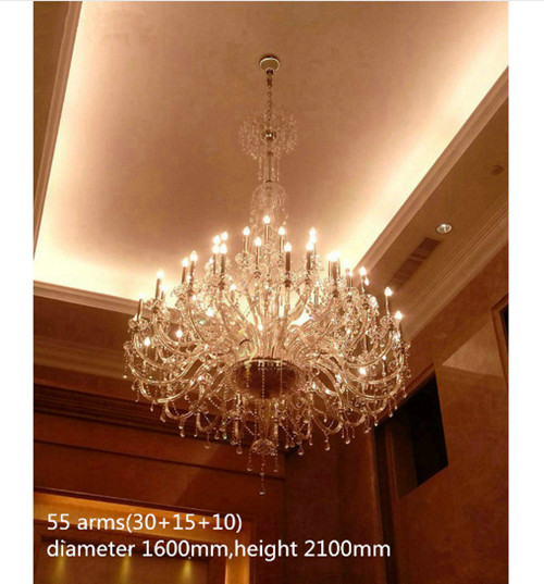 Regron Splendid Chandelier Lighting Long Gigantic Led Crystal Chandelier Lustre Luxury Royal Suspension Luminary Church For Villa Hotel Use
Regron Splendid Chandelier Lighting Long Gigantic Led Crystal Chandelier Lustre Luxury Royal Suspension Luminary Church For Villa Hotel Use