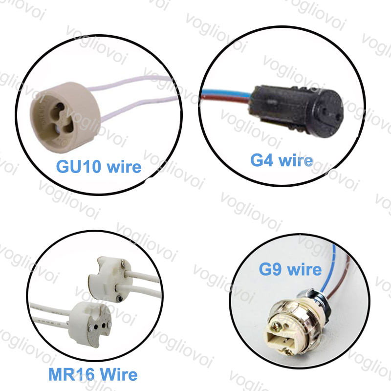 Lighting Accessories MR16/GU10/G4/G9 LED Wire Connector Socket Bulb Halogen Lamp Bases Holder EPACKET
Lighting Accessories MR16/GU10/G4/G9 LED Wire Connector Socket Bulb Halogen Lamp Bases Holder EPACKET