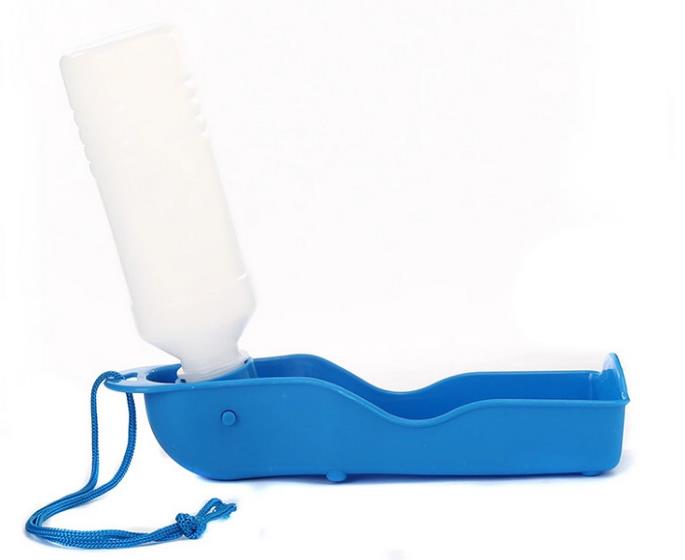 Portable Pet Dog Cat Outdoor Travel Water Bowl Bottle Hiking Camping Feeder Drinking Bottles Cups Fountain colorful