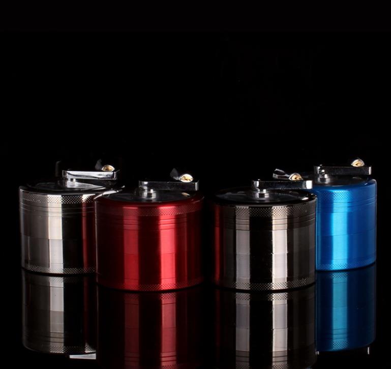 Grinder 4 layer hand-held 63mm filling tobacco smoke cutter metal pipe fittings grinding
Grinder 4 layer hand-held 63mm filling tobacco smoke cutter metal pipe fittings grinding