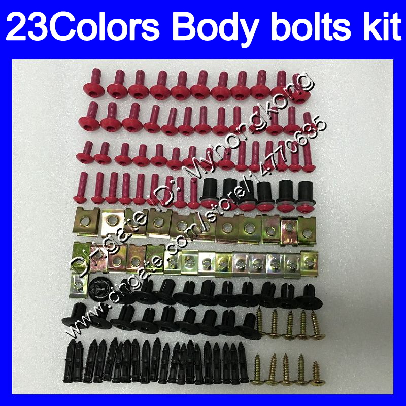 Fairing bolts full screw kit For SUZUKI GSXR600 GSXR750 06 07 GSXR 600 750 K6 GSX R600 R750 2006 2007 Body Nuts screws nut bolt kit 25Colors
Fairing bolts full screw kit For SUZUKI GSXR600 GSXR750 06 07 GSXR 600 750 K6 GSX R600 R750 2006 2007 Body Nuts screws nut bolt kit 25Colors