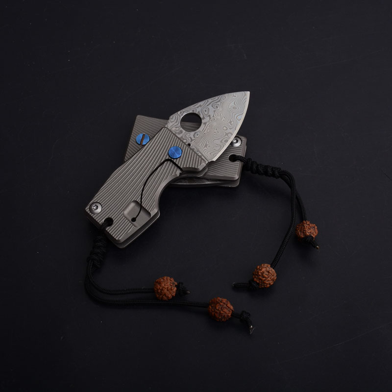 Damasteel Small Tactical Folding Knife VG10 Titanium Handle High Speed Outdoor Camping Hunting Survival Pocket EDC Tools Keychain Uitlity
Damasteel Small Tactical Folding Knife VG10 Titanium Handle High Speed Outdoor Camping Hunting Survival Pocket EDC Tools Keychain Uitlity