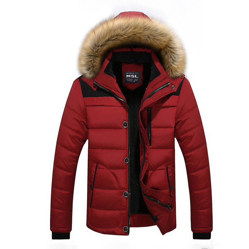 Parka Men Coats 2018 Winter Jacket Mens Slim Thicken Fur Hooded Outwear Warm Coat Top Brand Clothing Casual Men' Coat Tops, Khaki em014
Parka Men Coats 2018 Winter Jacket Mens Slim Thicken Fur Hooded Outwear Warm Coat Top Brand Clothing Casual Men' Coat Tops, Khaki em014