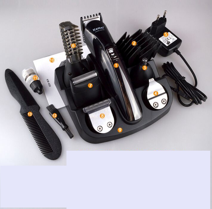 2018 KEMEI KM-600 Professional 6 in 1 Electric Hair Trimmer Hair Clippers Rechargeable Shaver Razor Beard Shaving Machine
2018 KEMEI KM-600 Professional 6 in 1 Electric Hair Trimmer Hair Clippers Rechargeable Shaver Razor Beard Shaving Machine