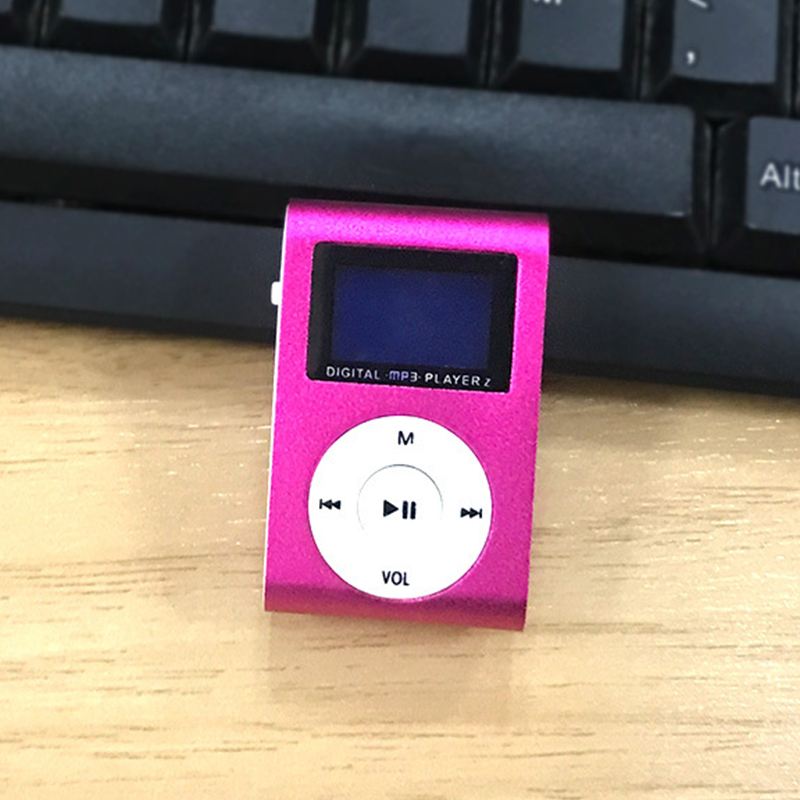 Newest mp3 mp4 Player Portable MP3 Music Player USB Clip Mini LCD Screen Support 32GB Micro SD TF Card