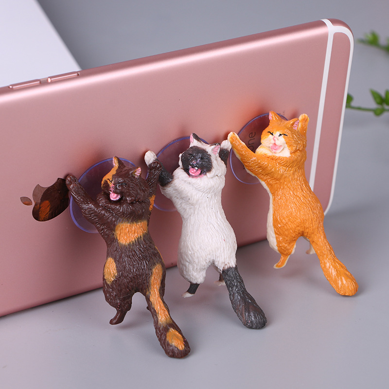 Chespest! Creative new cat holder cartoon mobile phone stand suction cup rescue army mobile phone bracket kitten exquisite gift, Mixed color
Chespest! Creative new cat holder cartoon mobile phone stand suction cup rescue army mobile phone bracket kitten exquisite gift, Mixed color
