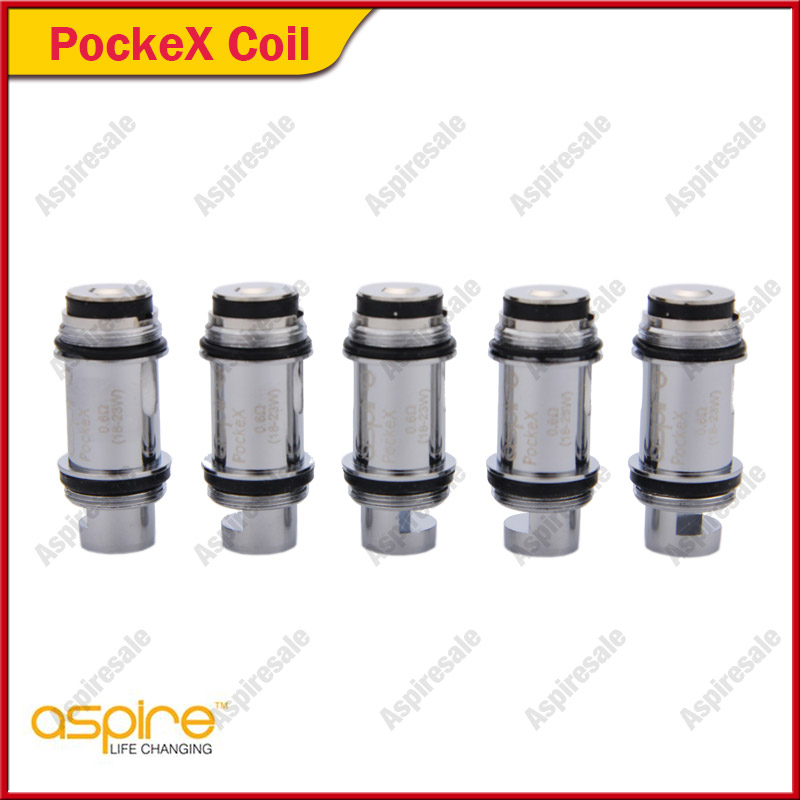 

Original Aspire PockeX Coil SS316 0.6ohm Nautilus X U-Tech Coils Head For 100% genuine pockex pocket Aio kit