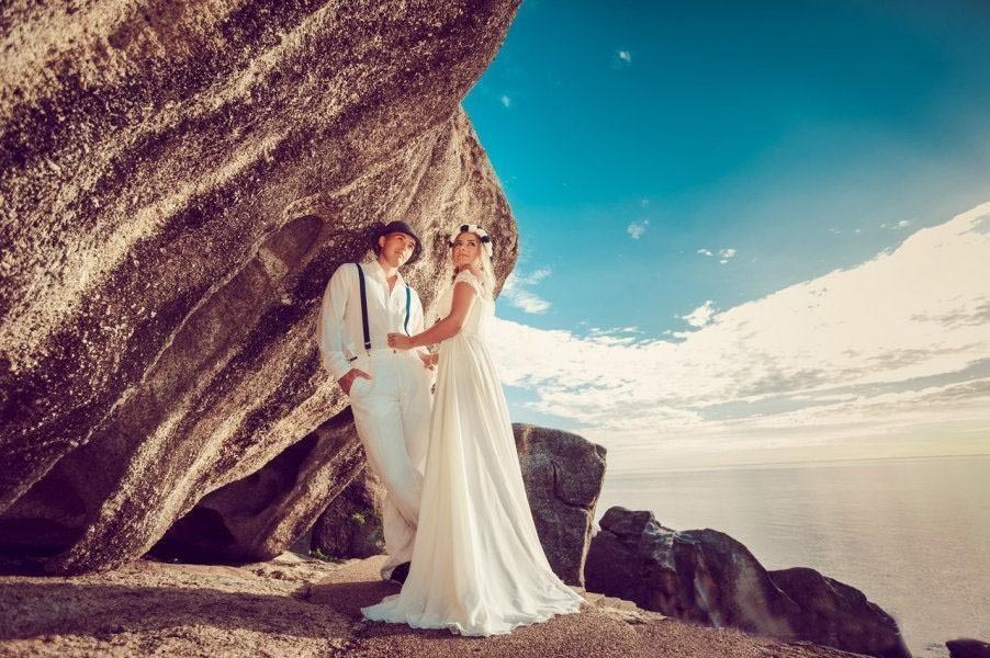 Sexy Beach Wedding Dresses Sweetheart Off Shoulder Appliuqes Lace Chiffon High Split Cheap Wedding Dresses Summer Boho Bridal Gowns