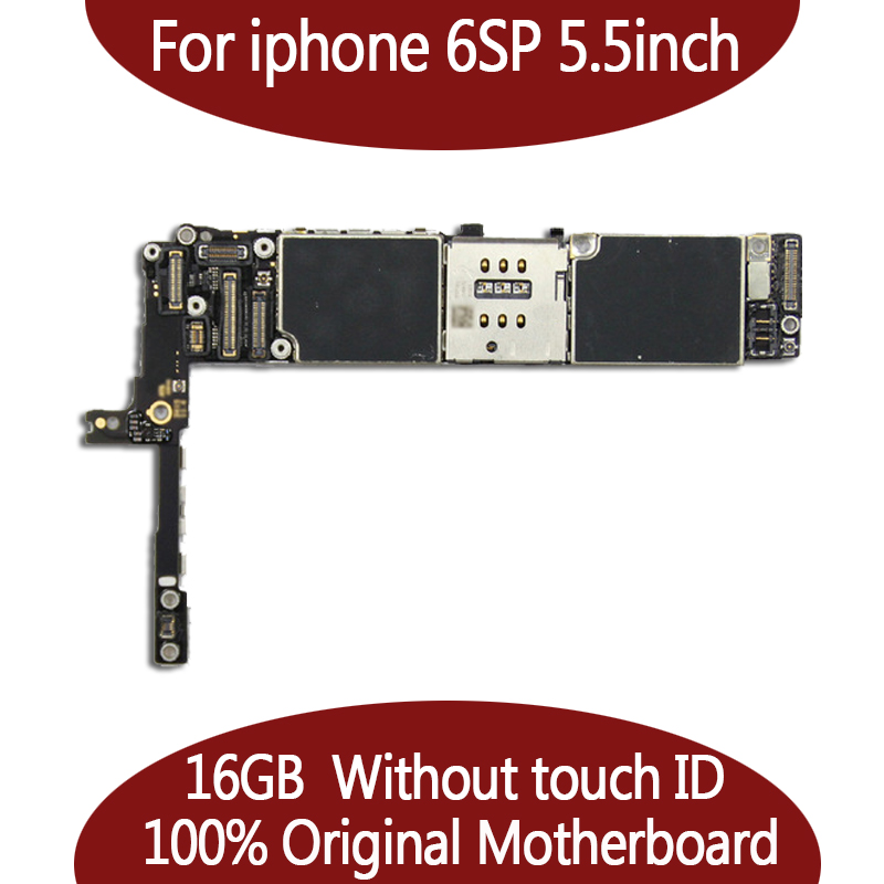 

For iPhone 6S Plus 5.5inch Motherboard 16GB 64GB Full Chips Original IOS Unlocked Mainboard Without Touch ID Official Logic Board