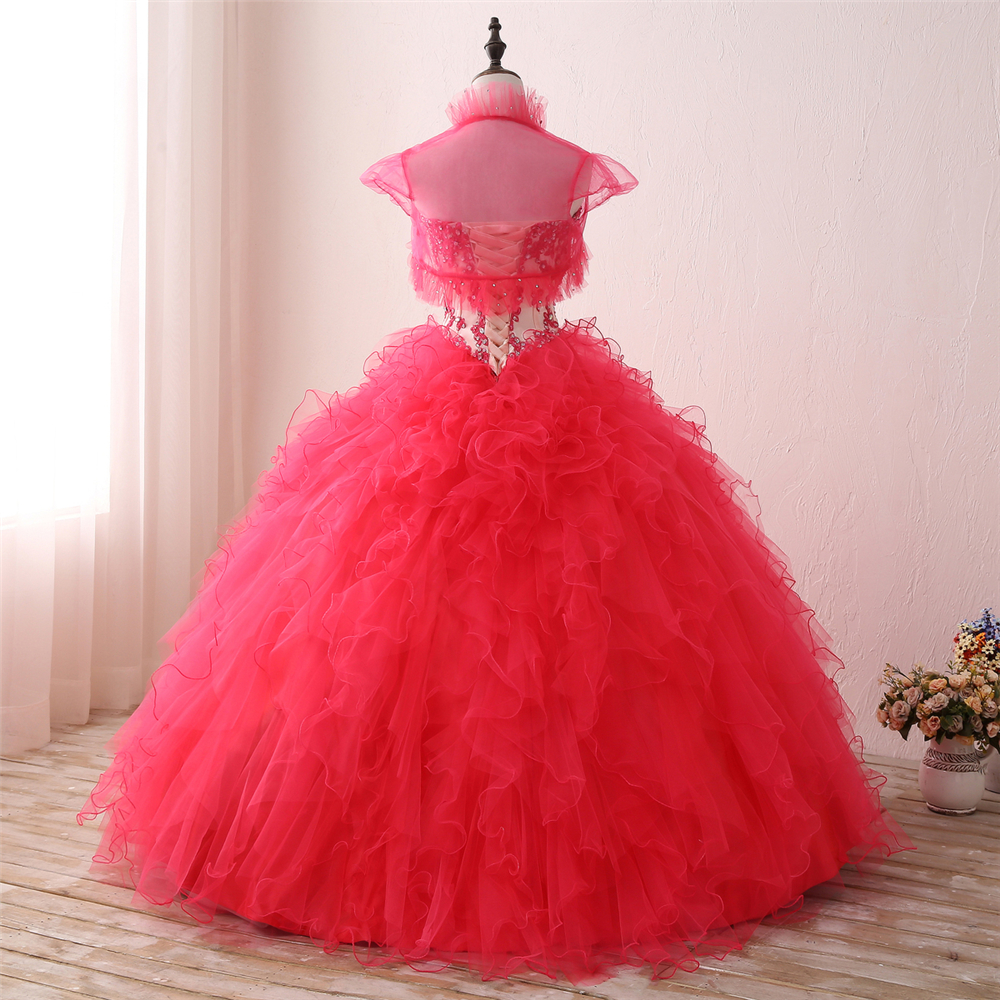 2018 New Arrived Real Photo Sexy Crystal Ball Gown Quinceanera Dress with Appliques Sequin Sweet 16 Dress Vestido Debutante Gowns BQ130