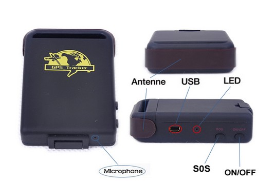 car Vehicle Realtime Mini GPS Tracker For GSM GPRS GPS System Tracking Device TK102