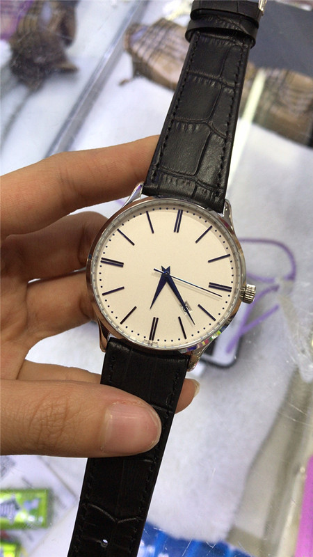 Hot sale Man watch Stainless steel luxury business wristwatch quartz movement New watches leather strap jl01