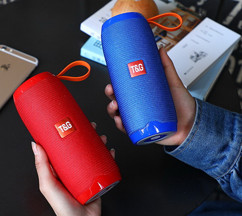 TG106 Mini BT Speaker Hifi Stereo Protable Wireless Soundbox Subwoofers Loudspeaker Outdoor MP3 Music Players USB FM PK TG116 TG117