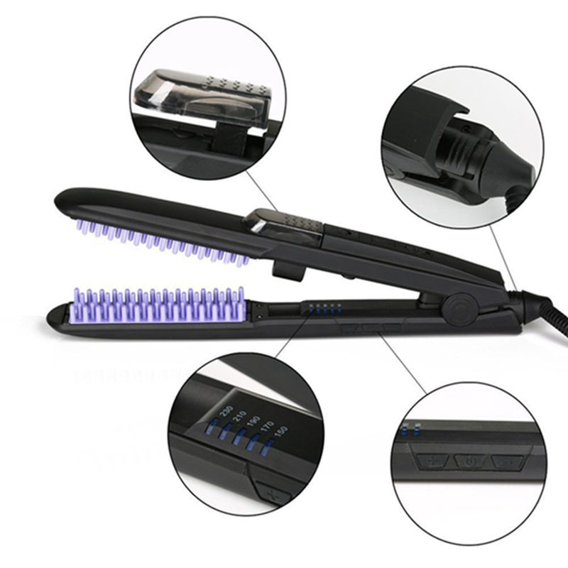 Spray Hair Straightening Brush Women Steam Spray Hair Care tools Straightener Comb Hair Salon Steam Styler J1806
