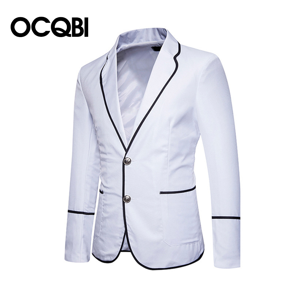 New Fashion Preppy Style Casual Blazer for Men Regular Slim Office Jacket Notch Men Casual Wears, White;black
New Fashion Preppy Style Casual Blazer for Men Regular Slim Office Jacket Notch Men Casual Wears, White;black