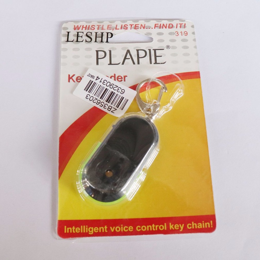 CKC 1pc Portable Size Old People Anti-Lost Alarm High quality Wireless Useful Whistle Sound LED Light Locator Key Finder Keychain