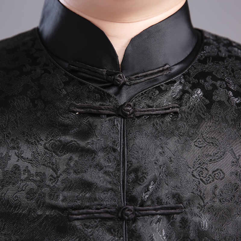 New film and television performance wear Chinese ancient costume male the Qing dynasty Robe Traditional male cheongsam ethnic clothing